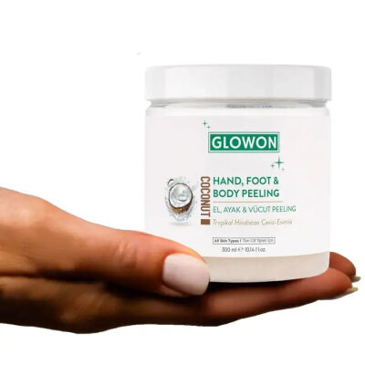 Glowon El Ayak Vücut Peeling Hindistan Cevizi 300 ML - 1