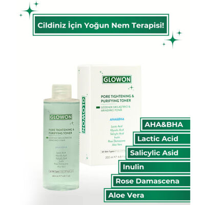Glowon Gözenek Sıkılaştırıcı & Arındırıcı Tonik 200 ML - 1