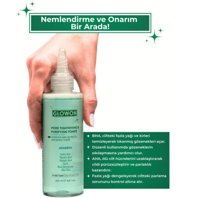 Glowon Gözenek Sıkılaştırıcı & Arındırıcı Tonik 200 ML - 3