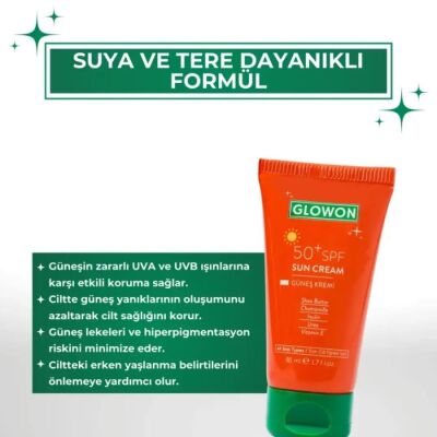 Glowon Güneş Kremi 50+SPF 50 ML - 4