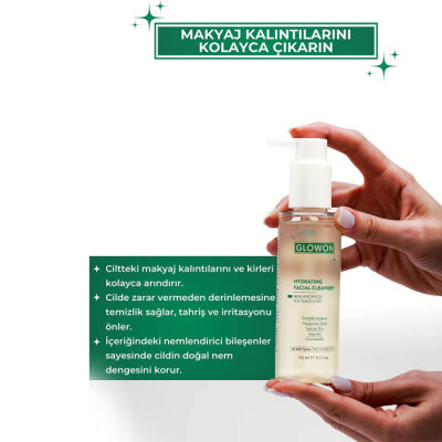 Glowon Nemlendirici Yüz Ve Makyaj Temizleme Jeli 150 ML - 2