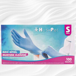 Has-pet Nitril Pudrasız Eldiven Mavi S - HAS_PET