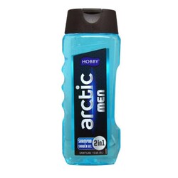 Hobby Men Şampuan ve Duş Jeli 2si1 Arada Arctic 400 ML - HOBBY