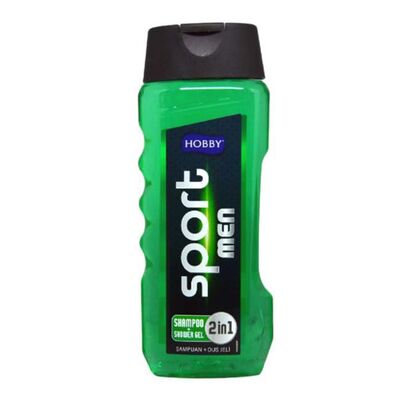 Hobby Men Şampuan ve Duş Jeli 2si1 Arada Sport 400 ML - 1