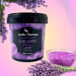 Jardin Flamingo Scrub Slime Gummy Lavender 600 G - 1