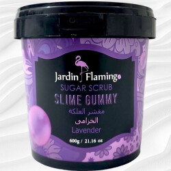 Jardin Flamingo Scrub Slime Gummy Lavender 600 G - 2