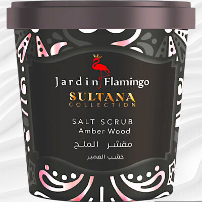 Jardin Flamingo Sultana Salt Scrub Amber Wood 800 G - 2