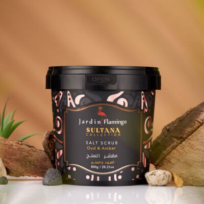 Jardin Flamingo Sultana Salt Scrub Oud & Amber 800 G - 1