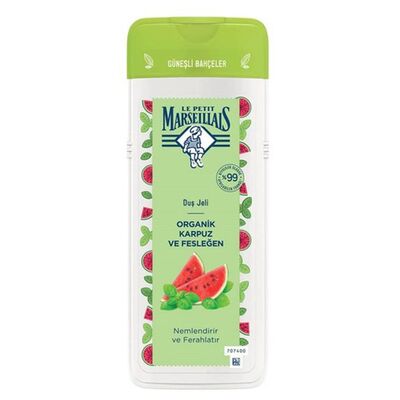 Le Petit Marseillais Organik Karpuz ve Fesleğen Duş Jeli 400 ML - 1