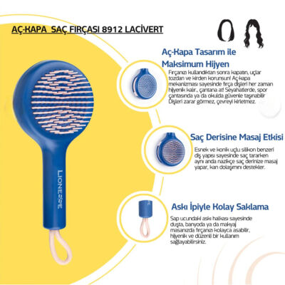Lionesse Aç Kapa Saç Fırçası 8912 - 3