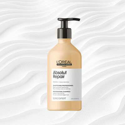 Loreal Absolut Repair Gold Quinoa Protein Şampuan 500ml - 1