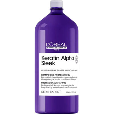 Loreal Keratin Alpha Sleek Şampuan 1500 ML - 1