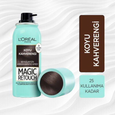 Loreal Magıc Retouch Saç Kapatıcı Koyukahve - 1