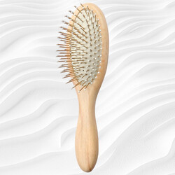 Claris Açma Fırçası Ahşap Oval Bambu C-20427 - CLARIS