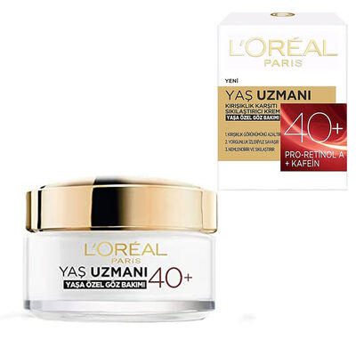 Loreal Yaş Uzmanı 40+ Yaşa Özel Göz Bakım Kremi 15 Ml - 1