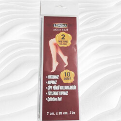 Lorena Ağda Bezi Kesilmiş 7 cm x 20 cm 10 Adet - LORENA