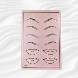 Microbladıng Kalıcı Makyaj Latex Şablon - EKİNOKS