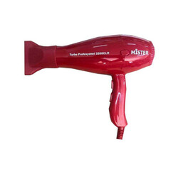Mister Fön Makinesi Turbo 2400 W Kırmızı - MİSTER