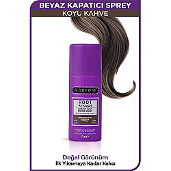 Morfose Beyaz Kapatıcı Sprey Koyu Kahve 75 ML - MORFOSE PROFESSIONAL