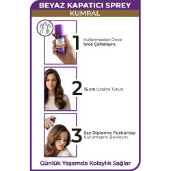 Morfose Beyaz Kapatıcı Sprey Kumral 75 ML - 3
