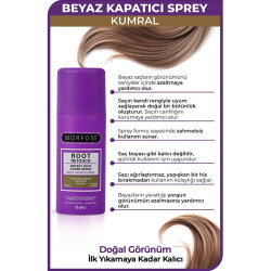 Morfose Beyaz Kapatıcı Sprey Kumral 75 ML - MORFOSE PROFESSIONAL (1)
