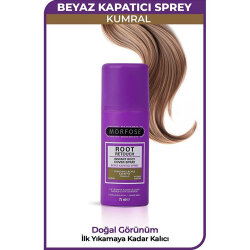 Morfose Beyaz Kapatıcı Sprey Kumral 75 ML - MORFOSE PROFESSIONAL