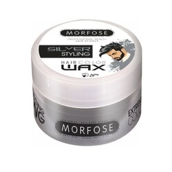 Morfose Hair Color Renkli Wax Silver - Gri 100 ML - 1