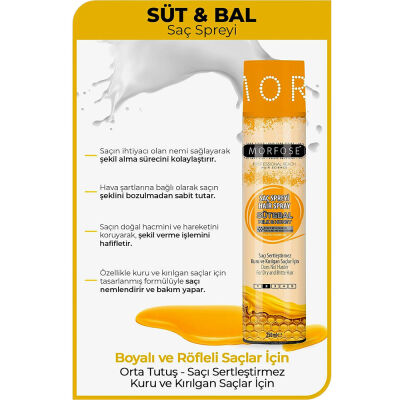 Morfose Saç Spreyi No:2 Süt & Bal 250 ML - 2