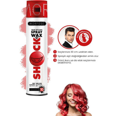 Morfose Saç Spreyi No: 10 Shock 300 ML - 2