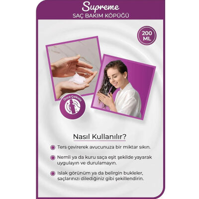 Morfose Suprema Saç Köpüğü 200 ML - 3