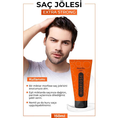 Morfose Extra Strong Tüp Saç Jölesi 150 ML - 4