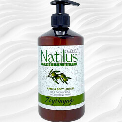 Natilus Hand Body Losyon Zeytinyağlı 500 ML - NATİLUS