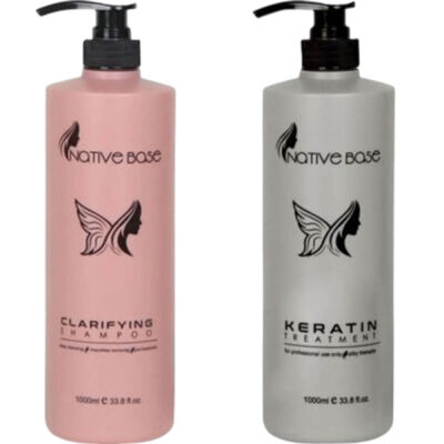 Native Base Keratin Bakım 1000 ml Bakım Öncesi Şampuan 1000 ml - 1