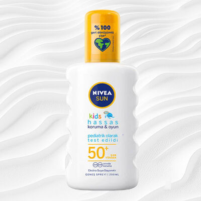 Nivea Sun Baby Hassas Koruma Güneş Spreyi 50 Faktör 200 ML - 1