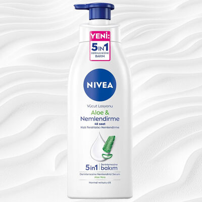 Nivea Vücut Losyonu Aloe Nemlendirme 5 İN 1 400 ML - 1