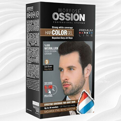Ossion Premium Barber Erkek Saç Boyası Dark Brown No:3 - 1
