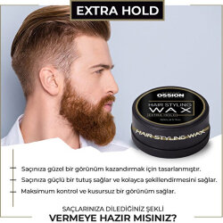 Ossion Premium Barber Wax Extra Hold 150 ML - OSSION (1)