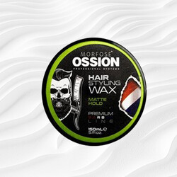 Ossion Premium Barber Wax Matte Hold 150 ML - 1