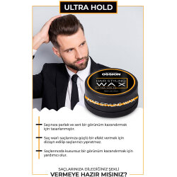Ossion Premium Barber Wax Ultra Hold 150 ML - OSSION (1)