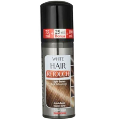 Passionate Beyaz Kapatıcı Sprey Açık Kahve 100 Ml - 1