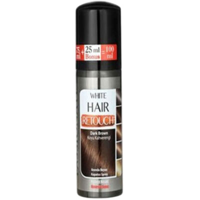 Passionate Beyaz Kapatıcı Sprey Koyu Kahverengi 100 Ml - 1