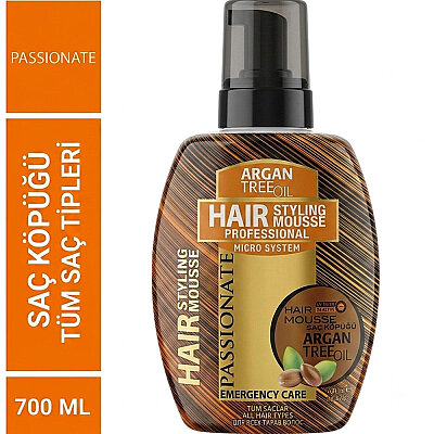 Passionate Saç Köpüğü Argan Tüm Saç Tipleri için 700 ML - 1