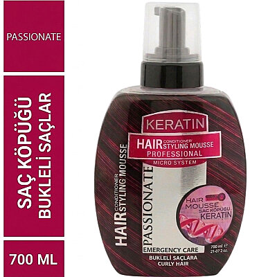 Passionate Saç Köpüğü Keratin Bukleli Saçlar 700 ML - 1