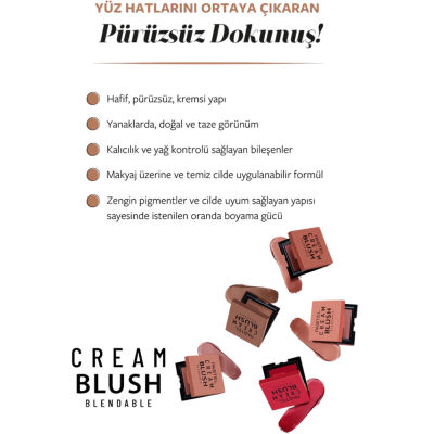 Pastel Cream Blush Blendable 47 Peachy - 3