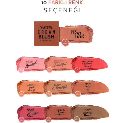 Pastel Cream Blush Blendable 47 Peachy - 4