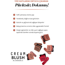 Pastel Cream Blush Blendable 50 Brownie - 3