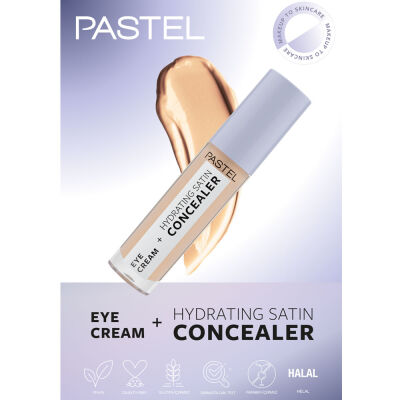 Pastel Eye Cream + Hydrating Satin Concealer 64 Medium Light - 2