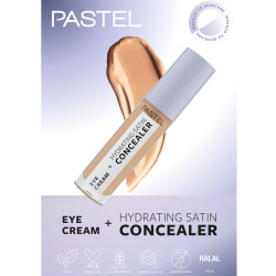 Pastel Eye Cream + Hydrating Satin Concealer 66 Deep Medium - 2