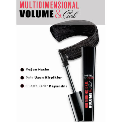 Pastel Multidimensional Volume & Curl Mascara - 5
