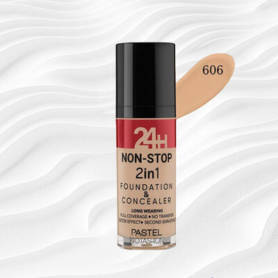 Pastel Non-Stop 2 İN 1 Foundation 606 - 1